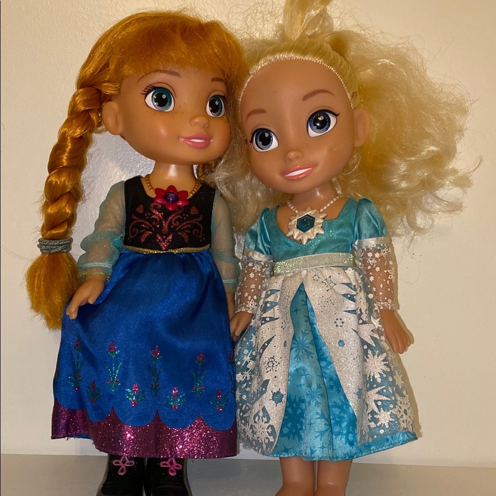 DISNEY FROZEN Sing/Talk ANNA & ELSA Dolls Light Up